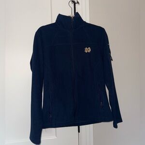 Notre Dame-Columbia Full Zip Fleece Jacket. Size M!